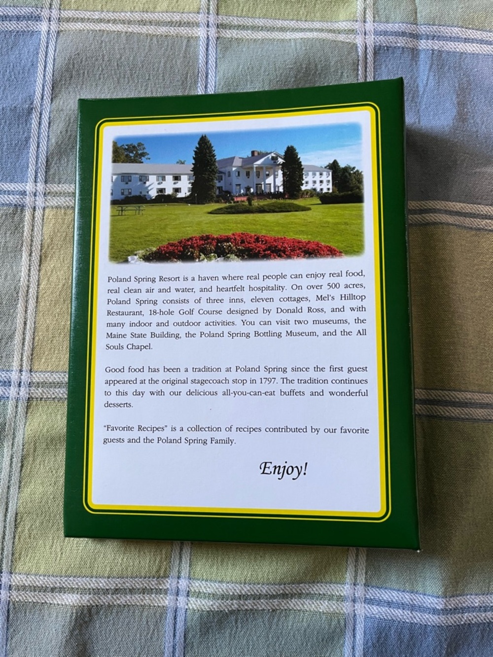 Poland Spring Resort Cookbook - Picture 3 of 3
